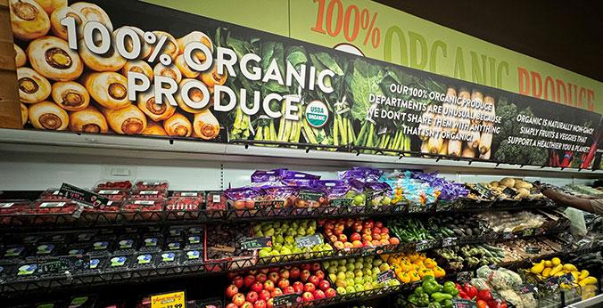 Natural Grocers Temple TX 100% Organic Produce Department