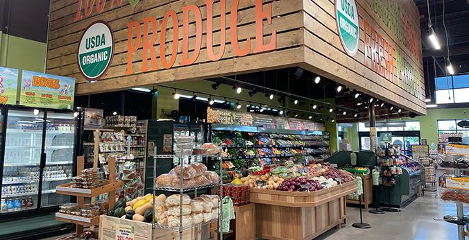 Natural Grocers Highlands Ranch CO 100% Organic Produce Department