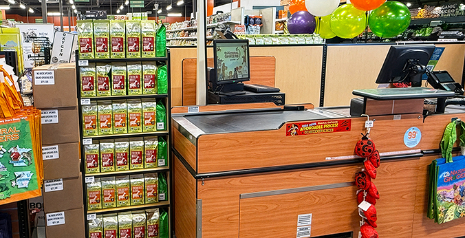 Natural Grocers Checkout.