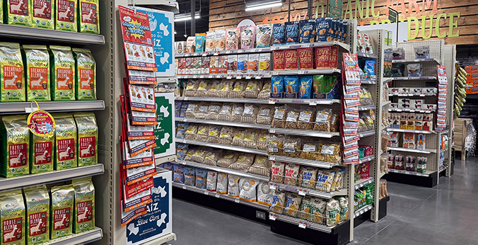 Natural Grocers Store Aisles.