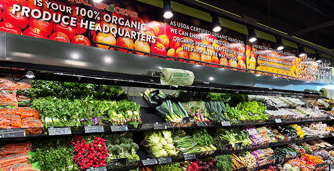 Organic Produce Department.