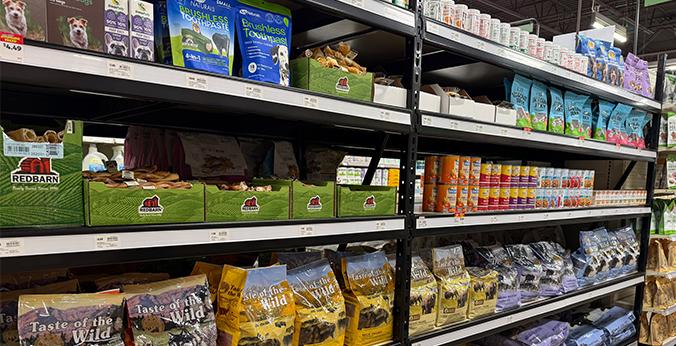 Natural Grocers Pet Section.