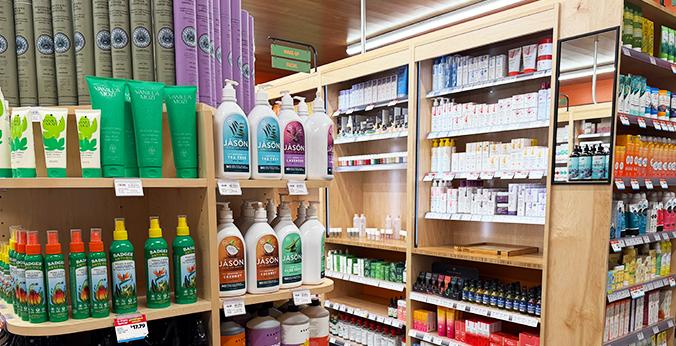 Bodycare Section.