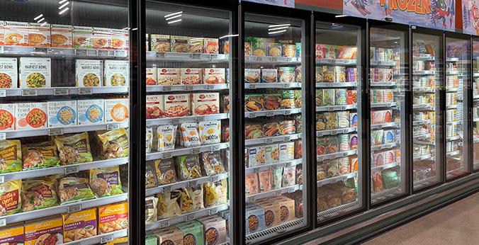 Natural Grocers Frozen Section.