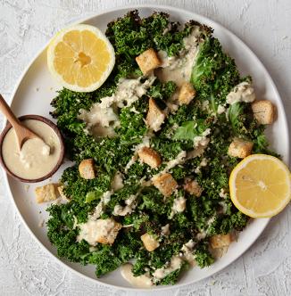 Grilled Kale Caesar Salad Recipe