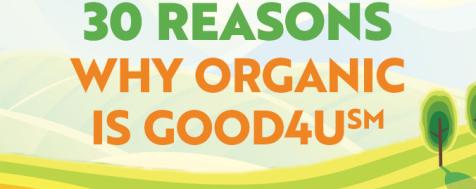 30 Reasons Why Organic is good4u℠