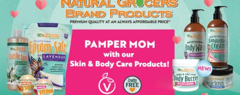 Pamper Mom with Natural Grocers® Brand Skin & Body Care