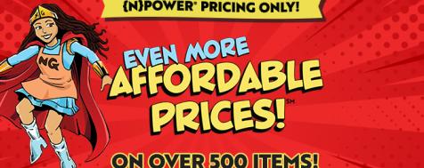 Even More Affordable Prices