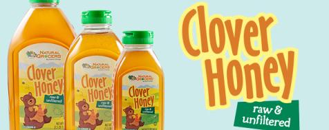 Natural Grocers® Brand Raw and Unfiltered Clover Honey