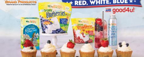 Celebrate Red, White, and Blue with Natural Grocers Brand Products.