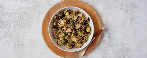 Roasted Brussels Sprouts with Parmesan