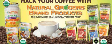 Hack Your Coffee with Natural Grocers® Brand Products
