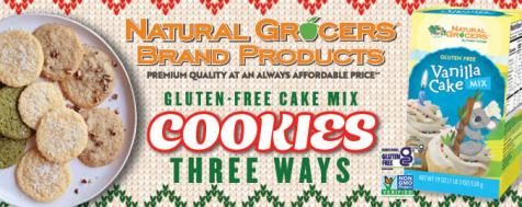 Holiday Cookies with Natural Grocers Brand Products