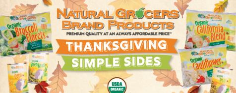 Simple Holiday Sides with Natural Grocers Brand Products
