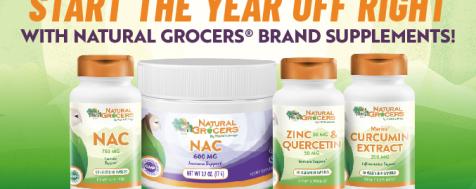 Start the Year off Right with Natural Grocers Brand Supplements