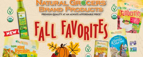 Fall Favorites with Natural Grocers Brand® Products