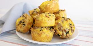 Sausage Egg Bites in a Hash Brown Nest