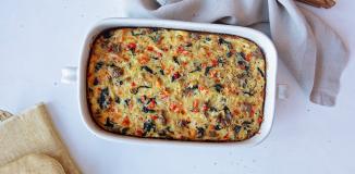 Hashbrown and Sausage Breakfast Casserole