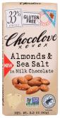 Choc Bar Almond Sea Salt Milk 3.2 Oz