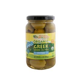 Natural Grocers Brand® Organic Pitted Greek Green Olives