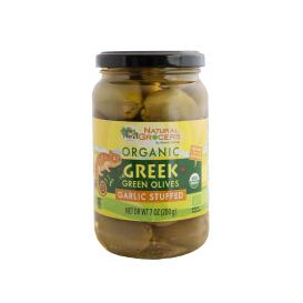Natural Grocers Brand® Organic Garlic Stuffed Greek Green Olives