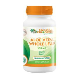 Aloe Vera Whole Leaf 500 Mg Vegetarian Capsules 120 Veg | Natural Grocers