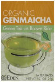 Tea Genmaicha Brn  Bag Org 16 Ct