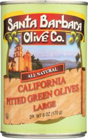 Olive Green Pitted Canned 5.75 Oz