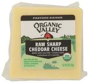 Aged organic sharp cheddar
