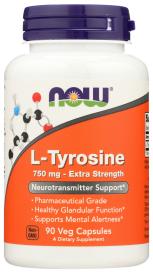 L-tyrosine Extra Strength 750 Mg Vegetarian Capsules 90 Veg | Natural  Grocers