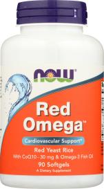 Red Omega Fish Oil With Red Yeast Rice & Coq10 Softgels 90 Sg | Natural ...