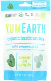 Organic Gluten-free Vegan Peppermint Hard Candies 3.3 Oz | Natural