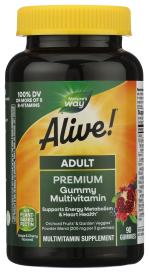 Alive! Adult Premium Multivitamin Gummies 90 Chw | Natural Grocers
