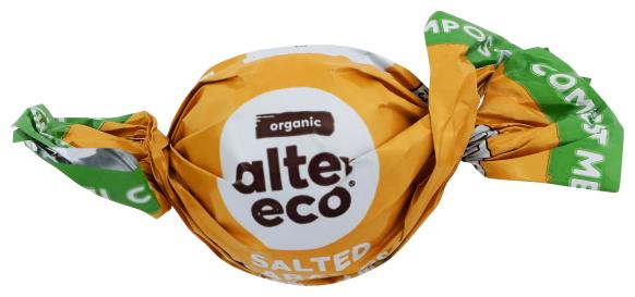 Organic Fair Trade Salted Caramel Dark Chocolate Truffles 0.42 Oz