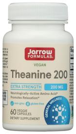 Vegan Theanine 200 Mg Vegetarian Capsules 60 Cap
