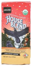 Organic House Blend Dark Roast Ground Coffee 12 Oz | Natural Grocers