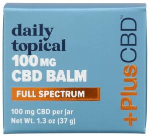 Pluscbd Daily Topical 100mg Cbd Balm Full Spectrum 1.3 Oz | Natural Grocers