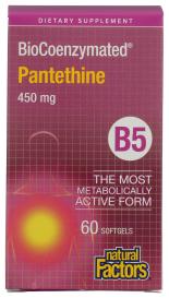 Pantethine B5 450 Mg 60 Sg Natural Grocers
