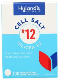 Selcea Cell Salt #12 Silicea 6x Homeopathic Tablets 100 Tab | Natural Grocers