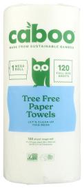 Caboo Bamboo Bath Tissue Tree-Free Paper Product | Organic Bamboo And Sugarcane Pulp | Big 3-Ply Unscented Toilet Paper Double Rolls | 100