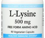 L-lysine 500 Mg 90 Veg