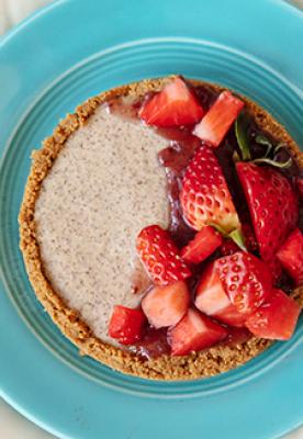 No-Bake Strawberry Lemon Tartlets