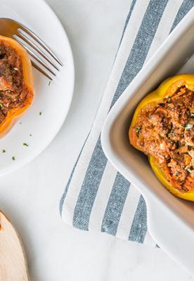 Rich & Creamy Keto Stuffed Peppers