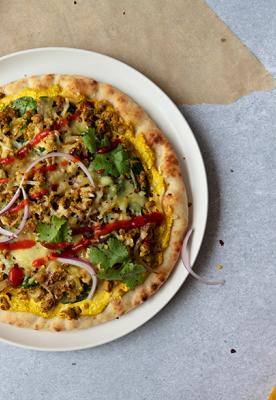 Turkey Curry Pizza