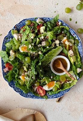 California Cobb Salad with Grapes