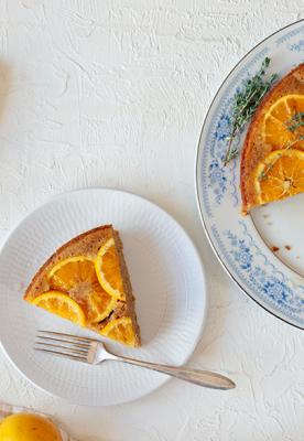 Candied Orange “Polenta” Cake