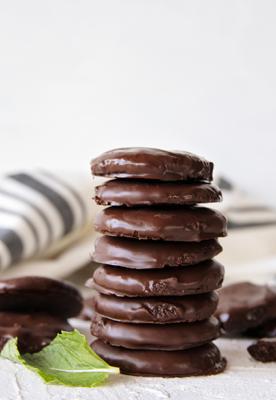 Paleo Chocolate Mint Cookies