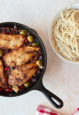 Chicken Antipasto Skillet Meal