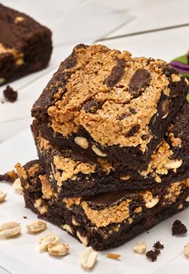 Gluten-Free Peanut Butter Brownies
