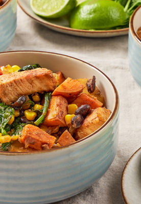 Chili-Lime Chicken and Sweet Potato Skillet